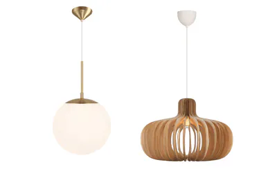 Küchenlampen hängend