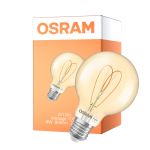 Osram Vintage 1906 LED E27 Globe Fadenlampe Heart Gold 8W 806lm - 922 Extra Warmweiß | Höchste Farbwiedergabe - Dimmbar - Ersatz Für 60W