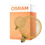 Osram Decor Spiral E27 Globe Fadenlampe Gold 3.5W 170lm - 818 Extra Warmweiß | Dimmbar - Ersatz Für 15W