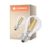 Ledvance Classic LED E27 Birne Fadenlampe Klar 5W 1055lm - 827 Extra Warmweiß | Ersatz Für 75W