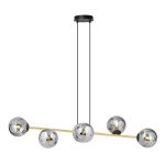 Emibig Pendelleuchte Gravity Stahl Schwarz | Geeignet für 6x E14 - Max 10W