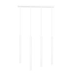 Emibig Pendelleuchte Selter Stahl Weiß | Geeignet für 4x G9 - Max 8W