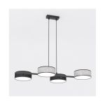 Emibig Pendelleuchte Drumz Stahl Schwarz | Geeignet für 4x E14 - Max 10W