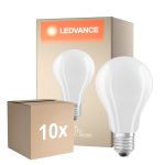 Mehrfachpackung 10x Ledvance Classic LED E27 Birne Fadenlampe Matt 17W 2452lm - 840 Kaltweiß | Ersatz Für 150W