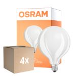 Mehrfachpackung 4x Osram Retrofit LED E27 Globe Fadenlampe Matt 11W 1521lm - 827 Extra Warmweiß | Ersatz Für 100W