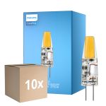 Mehrfachpackung 10x Philips LED Kapsel CorePro G4 Klar 1.7W 200lm - 827 Extra Warmweiß | Ersatz Für 20W
