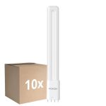 Mehrfachpackung 10x Noxion Lucent PL-L LED 11.9W 1450lm - 830 Warmweiß | 4-Pins - Ersatz Für 24W
