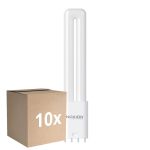Mehrfachpackung 10x Noxion Lucent PL-L LED 7.9W 950lm - 830 Warmweiß | 4-Pins - Ersatz Für 18W