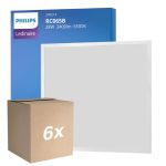 Mehrfachpackung 6x Philips LED Panel Ledinaire RC065B 28W 3400lm - 865 Tageslichtweiß | 60x60cm - UGR <22