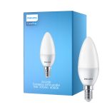 Philips Corepro LED Kerze E14 Matt 5W 470lm - 840 Kaltweiß | Ersatz für 40W