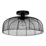 Eglo Deckenleuchte Rinroe Stahl Schwarz Bernstein | Geeignet für E27