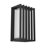 Eglo Wandleuchte Genovese Aluminium Schwarz 10W 1050lm - 865 Tageslichtweiß | IP65