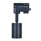 Noxion Schienenstrahler 3-Phasen Aluminium Schwarz | Geeignet f&uuml;r 1x GU10