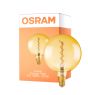 Osram Vintage 1906 LED E27 Globe Fadenlampe Gold 200mm 5W 300lm - 820 Extra Warmweiß | Dimmbar - Ersatz für 40W