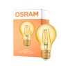 Osram Vintage 1906 LED E27 Birne Fadenlampe Gold 7.5W 865lm - 825 Extra Warmweiß | Ersatz Für 60W