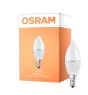 Osram LED E14 Kerze Matt 6W 470lm - 827 Extra Warmweiß | RGBW - Dimmbar - Fernsteuerung - Ersatz Für 40W