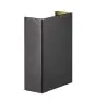 Nordlux Fold 10 Wandleuchte Aluminium Schwarz Up & Down 5.4W 225lm - 830 Warmweiß