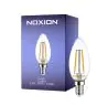 Noxion Lucent LED E14 Kerze Fadenlampe Klar 2.5W 250lm - 827 Extra Warmweiß | Ersatz für 25W