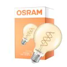 Osram Vintage 1906 LED E27 Globe Fadenlampe Twist Gold 8W 806lm - 922 Extra Warmweiß | Höchste Farbwiedergabe - Dimmbar - Ersatz Für 60W