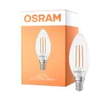 Osram Classic LED E14 Kerze Fadenlampe Klar 2.2W 470lm - 840 Kaltweiß | Ersatz Für 40W