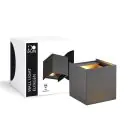 D'Lite Wandleuchte Elingen Aluminium Schwarz Up & Down 4.9W 480lm - 830 Warmweiß | IP65