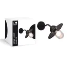 D'Lite Wandleuchte Ember Schwarz | IP54 - Geeignet für 1x E27