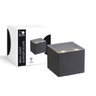 D'Lite Wandleuchte Elingen Solar Schwarz Up & Down - 830 Warmweiß | IP54