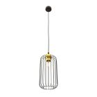 Emibig Pendelleuchte Vander Stahl Schwarz | Geeignet für 1x E27 - Max 15W