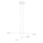 Emibig Pendelleuchte Modus Stahl Weiß | Geeignet für 5x GX53 - Max 12W