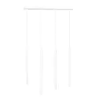 Emibig Pendelleuchte Selter Stahl Weiß | Geeignet für 4x G9 - Max 8W