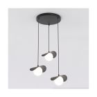 Emibig Pendelleuchte Ritual Stahl Schwarz | Geeignet für 3x G9 - Max 8W