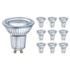 Mehrfachpackung 10x Osram Performance LED-Spot Reflektor GU10 PAR16 4.3W 350lm 120D - 827 Extra Warmweiß | Ersatz Für 30W