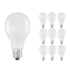 Mehrfachpackung 10x Osram CLASSIC LED E27 Birne Matt 19W 2452lm - 827 Extra Warmweiß | Ersatz Für 150W