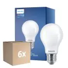 Mehrfachpackung 6x Philips MASTERValue LED E27 Birne Matt 11.2W 1521lm - 940 Kaltweiß | Höchste Farbwiedergabe - Dimmbar - Ersatz Für 100W