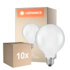 Mehrfachpackung 10x Ledvance Classic LED E27 Globe Fadenlampe Matt 3.8W 806lm - 827 Extra Warmweiß | Ersatz Für 60W