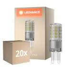 Mehrfachpackung 20x Ledvance Performance LED Kapsel Klar G9 4.4W 600lm - 827 Extra Warmweiß | Dimmbar - Ersatz Für 48W