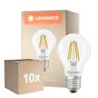 Mehrfachpackung 10x Ledvance Classic LED E27 Birne Fadenlampe Klar 3.4W 470lm - 827 Extra Warmweiß | Ersatz Für 40W