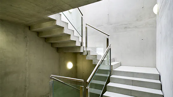 LED-Beleuchtung im Treppenhaus